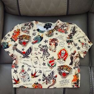 Ed Hardy Women's Cropped T-shirt